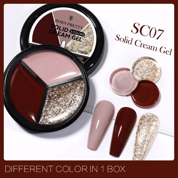 Born Pretty Kalıcı Puding (Solid) oje SC07