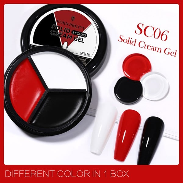 Born Pretty Kalıcı Puding (Solid) oje SC06