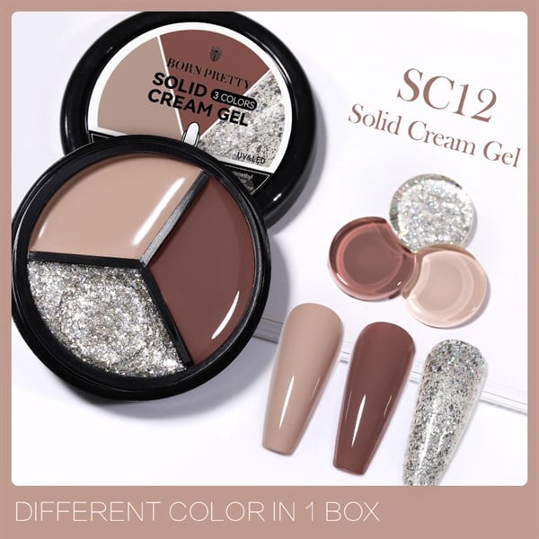 Born Pretty Kalıcı Puding (Solid) oje SC12