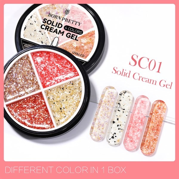 Born Pretty Kalıcı Puding (Solid) oje SC01