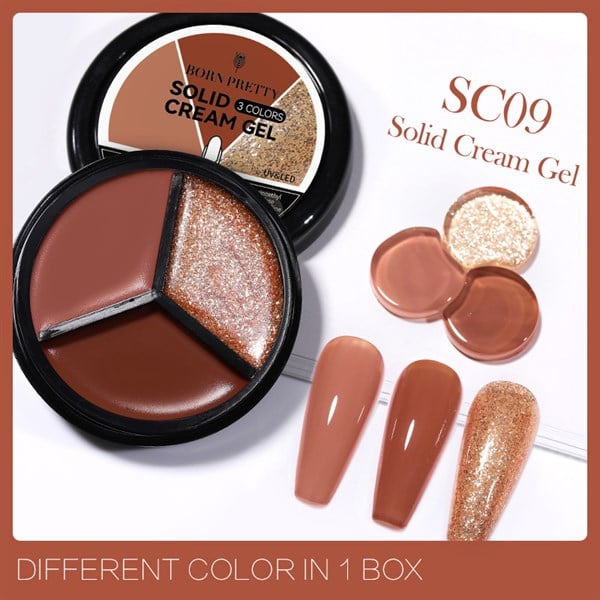 Born Pretty Kalıcı Puding (Solid) oje SC09