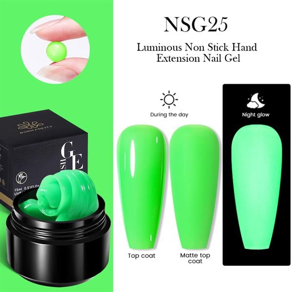 Born Pretty Luminous-Fosforlu Non stick Extension Gel NSG25 (56032)