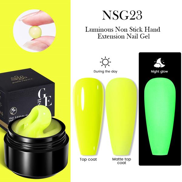 Born Pretty Luminous-Fosforlu Non stick Extension Gel NSG23 (56032)