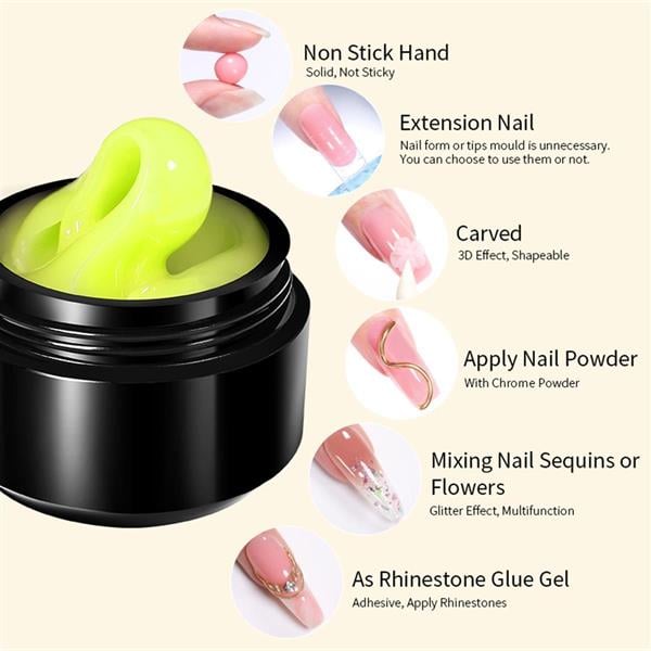 Born Pretty Luminous-Fosforlu Non stick Extension Gel NSG27 (56032)