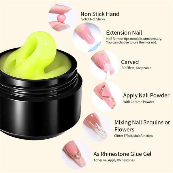 Born Pretty Luminous-Fosforlu Non stick Extension Gel NSG25 (56032)