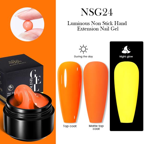 Born Pretty Luminous-Fosforlu Non stick Extension Gel NSG24 (56032)
