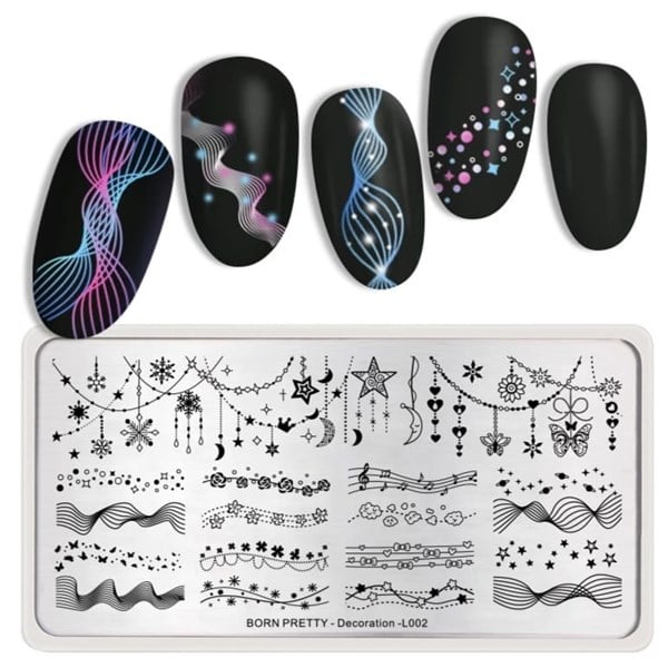 Born Pretty metal stampa tabakası Decoration-L002 (46962)