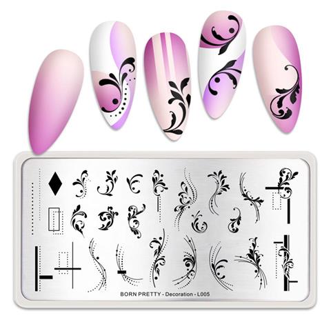 Born Pretty metal stampa tabakası Hallowen L-011 (52451)
