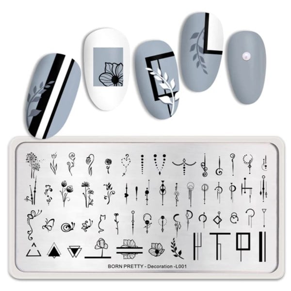 Born Pretty metal stampa tabakası Decoration BP-L001 (46751)