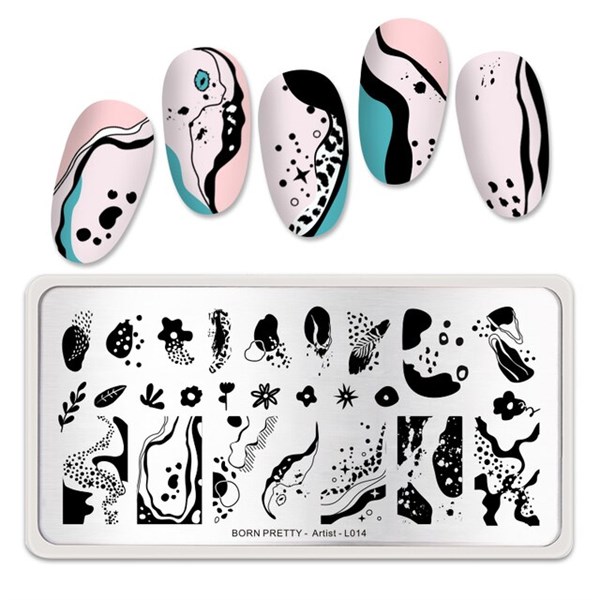 Born Pretty metal stampa tabakası Artist-L014 (50340)