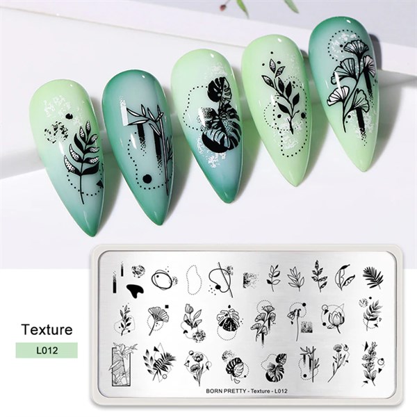 Born Pretty metal stampa tabakası Texture-L012 (51726)
