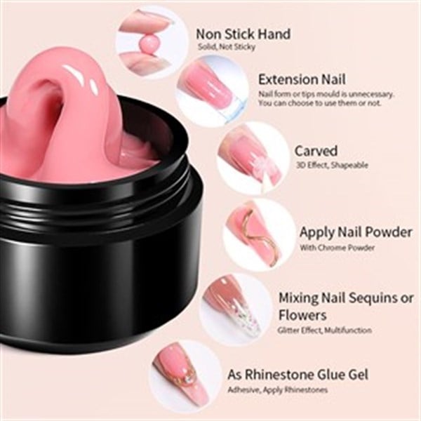 Born Pretty Non stick Extension Gel Nude Pink NSG-05 (56021)