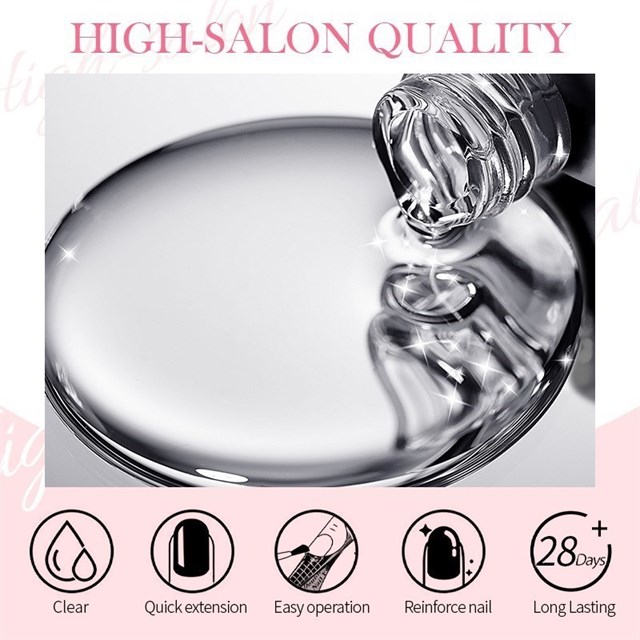 BORN PRETTY PRO 15ml BIAB HEMA Free Quick Building Nail Extension Gel B022 (59654)