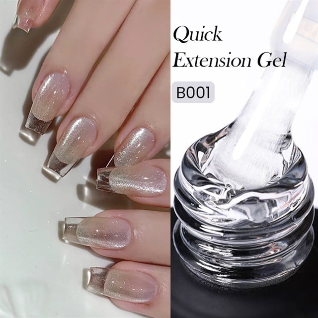 BORN PRETTY PRO 15ml BIAB HEMA Free Quick Building Nail Extension Gel B001 (59654)