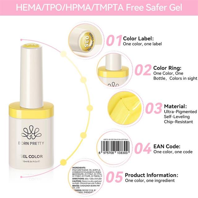 BORN PRETTY PRO TERRA 10ml Hema Tpo Free Kalıcı Oje 32 (62072)