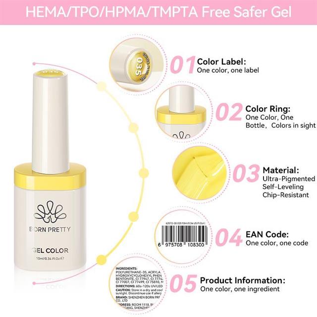 BORN PRETTY PRO TERRA 10ml Hema Tpo Free Kalıcı Oje 48 (62072)