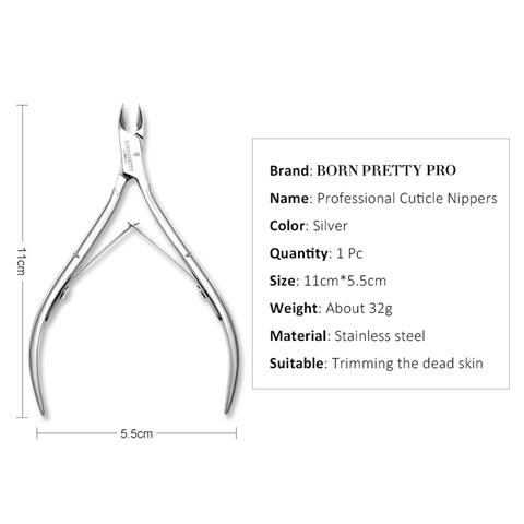 Born Pretty Profesyonel metal manikür pensi 50871