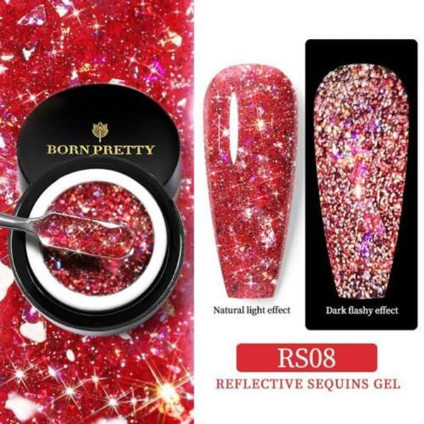 Born Pretty Reflektif Pullu UV Jel RS08 (53923-8)