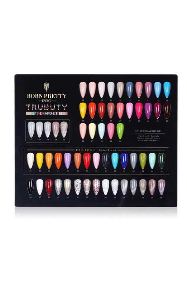 Born Pretty Trubuty Seri Kalıcı oje seti (62 adet)