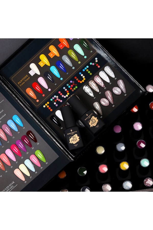 Born Pretty Trubuty Seri Kalıcı oje seti (62 adet)