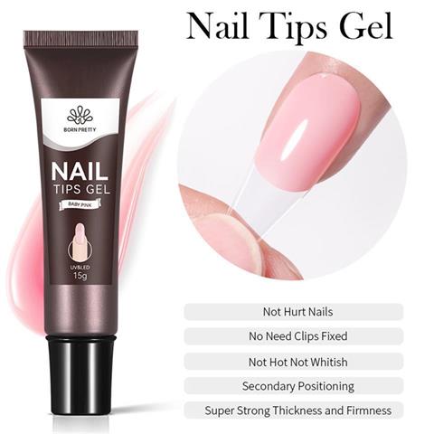 Born Pretty Yeni Nesil Tips Yapıştırıcı Glitter Silver (55820-6)