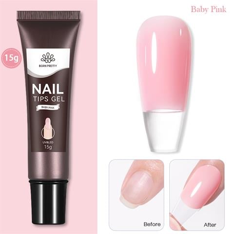 Born Pretty Yeni Nesil Tips Yapıştırıcı Baby Pink (55820-2)