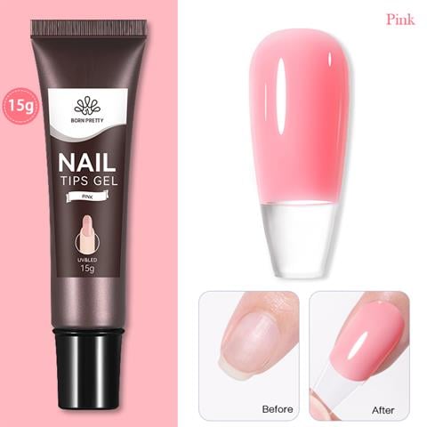 Born Pretty Yeni Nesil Tips Yapıştırıcı Pink (55820-5)
