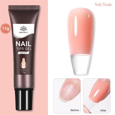 Born Pretty Yeni Nesil Tips Yapıştırıcı Soft Nude (55820-4)