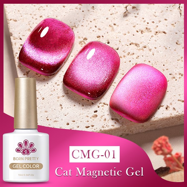 Born Pretty10 ml Jelly Amber Serisi Kedi Gözü Kalıcı oje CMG-01 (55832)