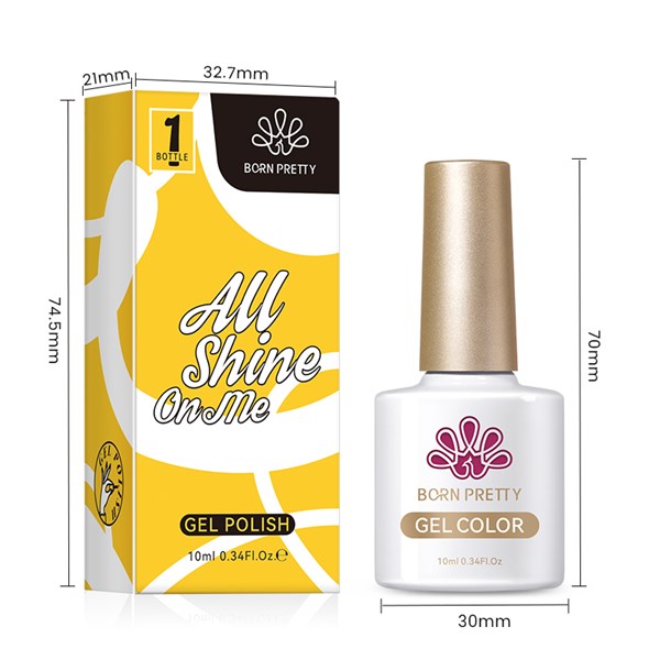 Born Pretty10 ml Jelly Amber Serisi Kedi Gözü Kalıcı oje CMG-01 (55832)