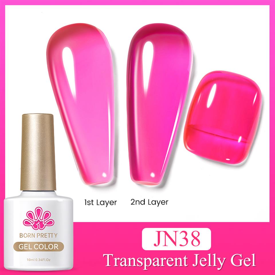 BORN PRETTY 10ml Jelly Nude Seri Kalıcı Oje JN38 (56347)