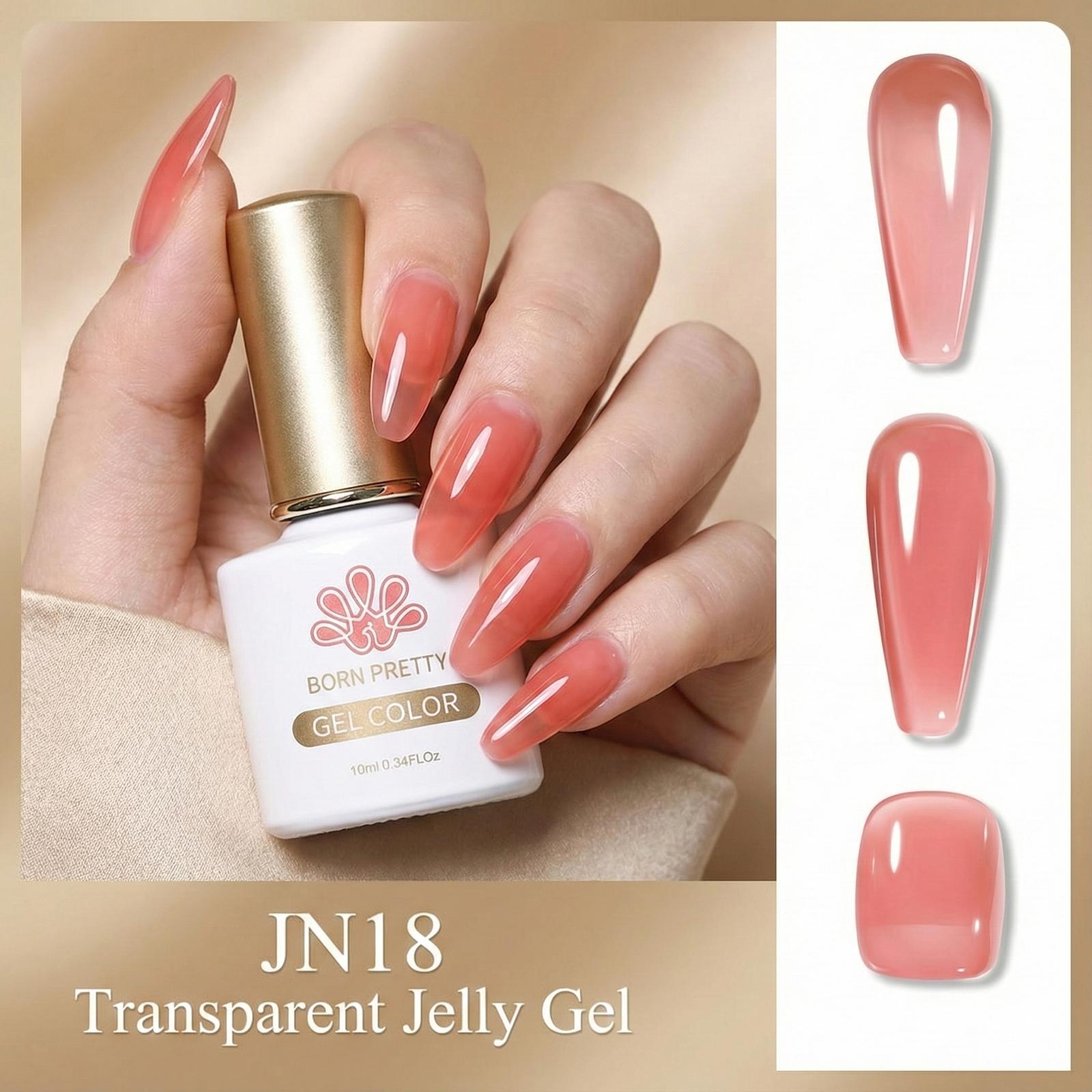 BORN PRETTY 10ml Jelly Nude Seri Kalıcı Oje JN18 (56347)