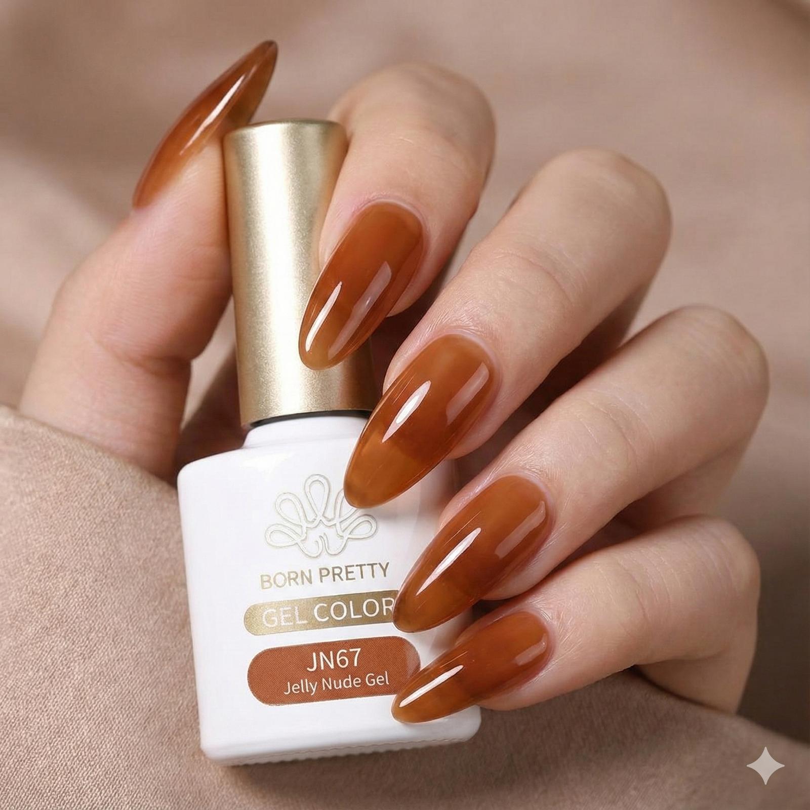 BORN PRETTY 10ml Jelly Nude Seri Kalıcı Oje JN67 (57851-17)