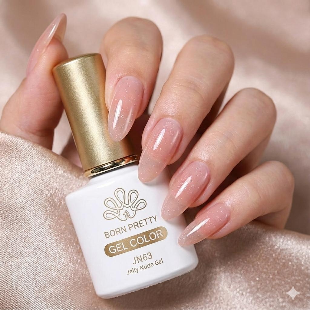 BORN PRETTY 10ml Jelly Nude Seri Kalıcı Oje JN63 (57851-13)