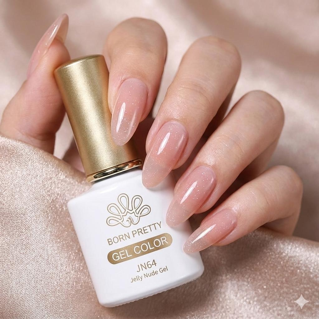 BORN PRETTY 10ml Jelly Nude Seri Kalıcı Oje JN64 (57851-14)