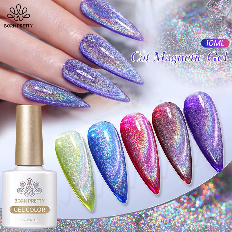 BORN PRETTY 10ml Laser Holo Cat Magnetic Gel 56383