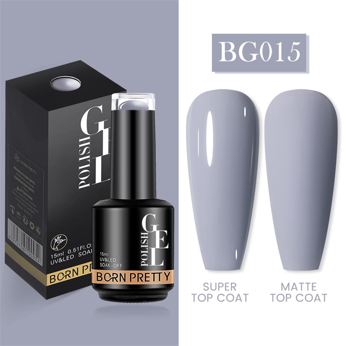 Born Pretty 15 ml kalıcı oje BG015 (55933)