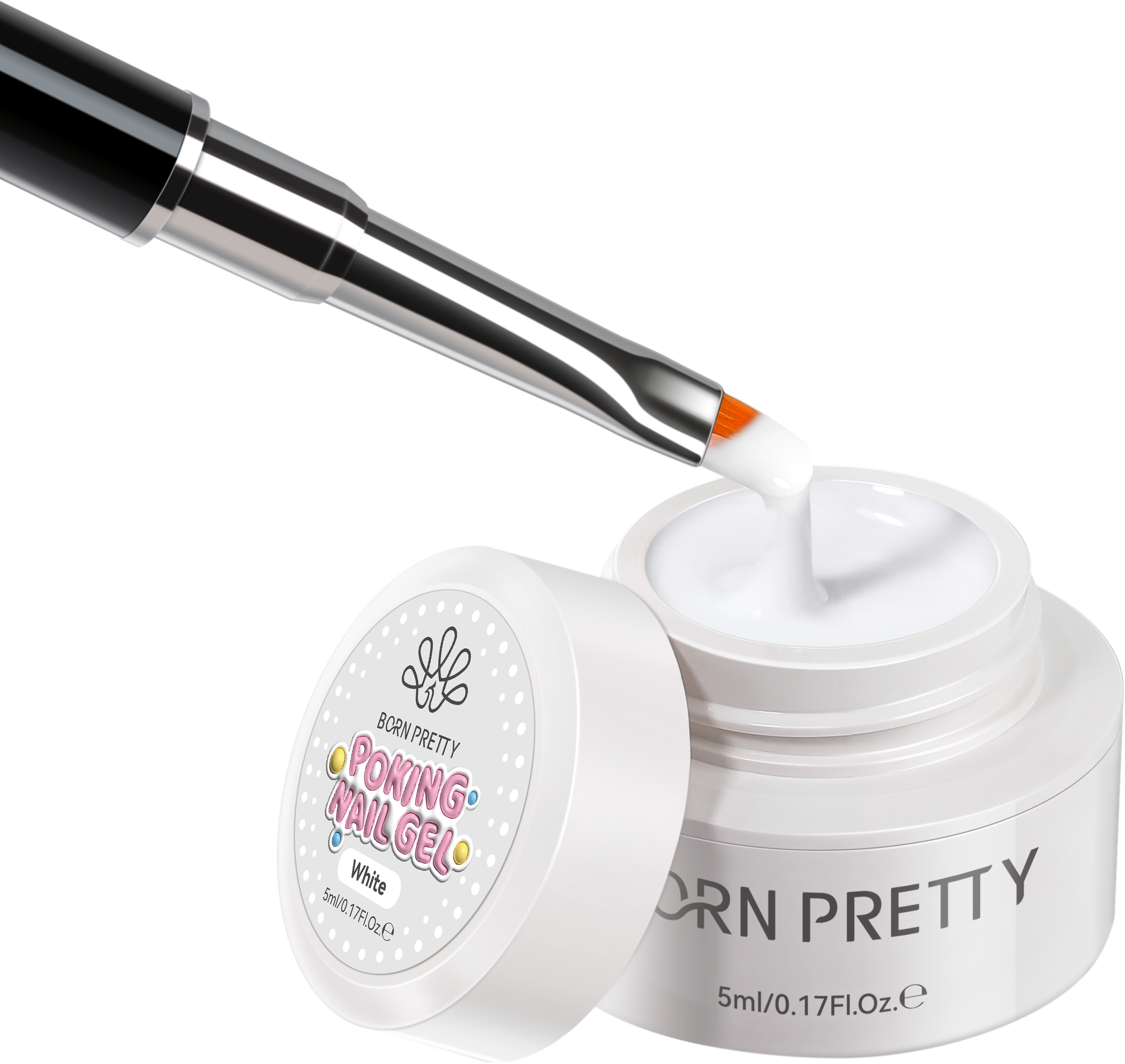 Born Pretty 5 ml Poke Jel (Beyaz) 62279 
