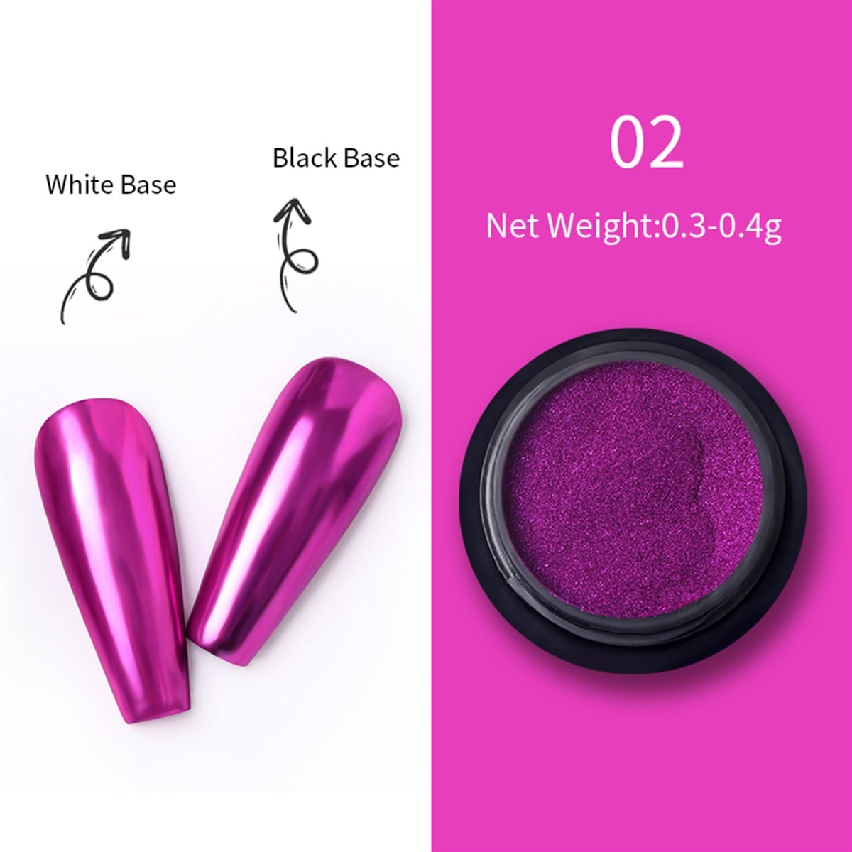 Born Pretty Ayna efekt pigment (46283-2)