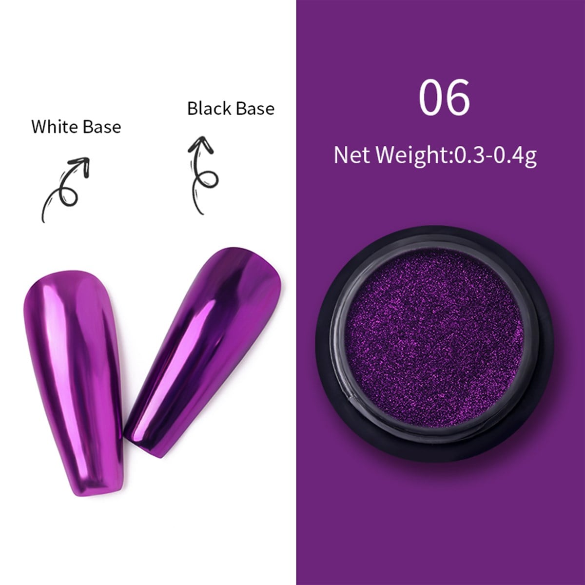 Born Pretty Ayna efekt pigment (46283-6)