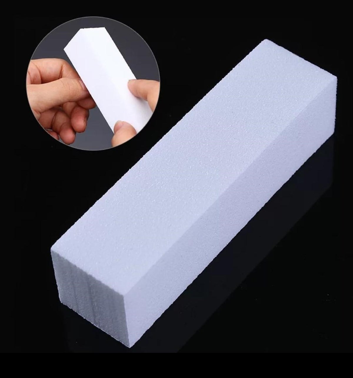 Born Pretty buffer törpü (beyaz)