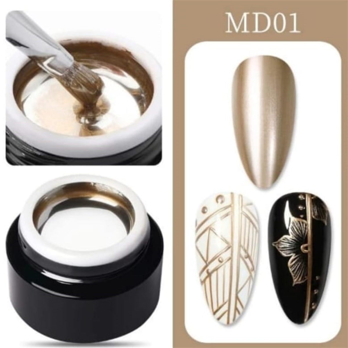 Born Pretty Metalik Painting jel MD01 (49151-1)