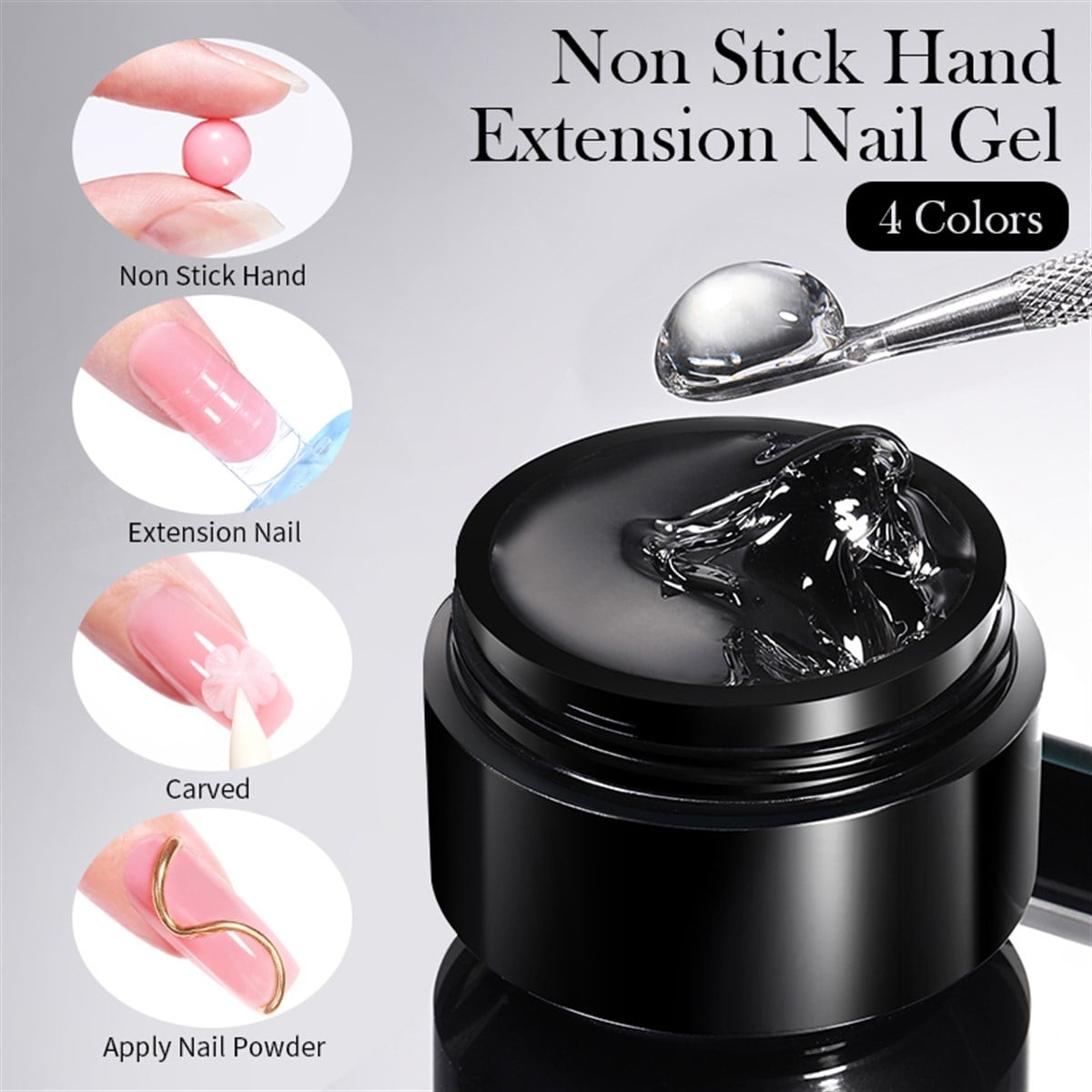 Born Pretty Non stick  Extension Gel Şeffaf (55318)