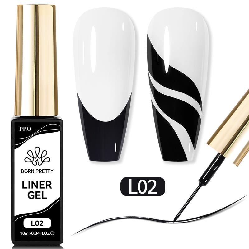 BORN PRETTY PRO 10 ML Nail Art çizim Jeli L02 (59202)
