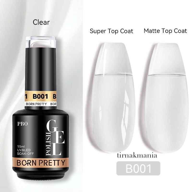 BORN PRETTY PRO 15ml BIAB HEMA Free Quick Building Nail Extension Gel B001 (59654)