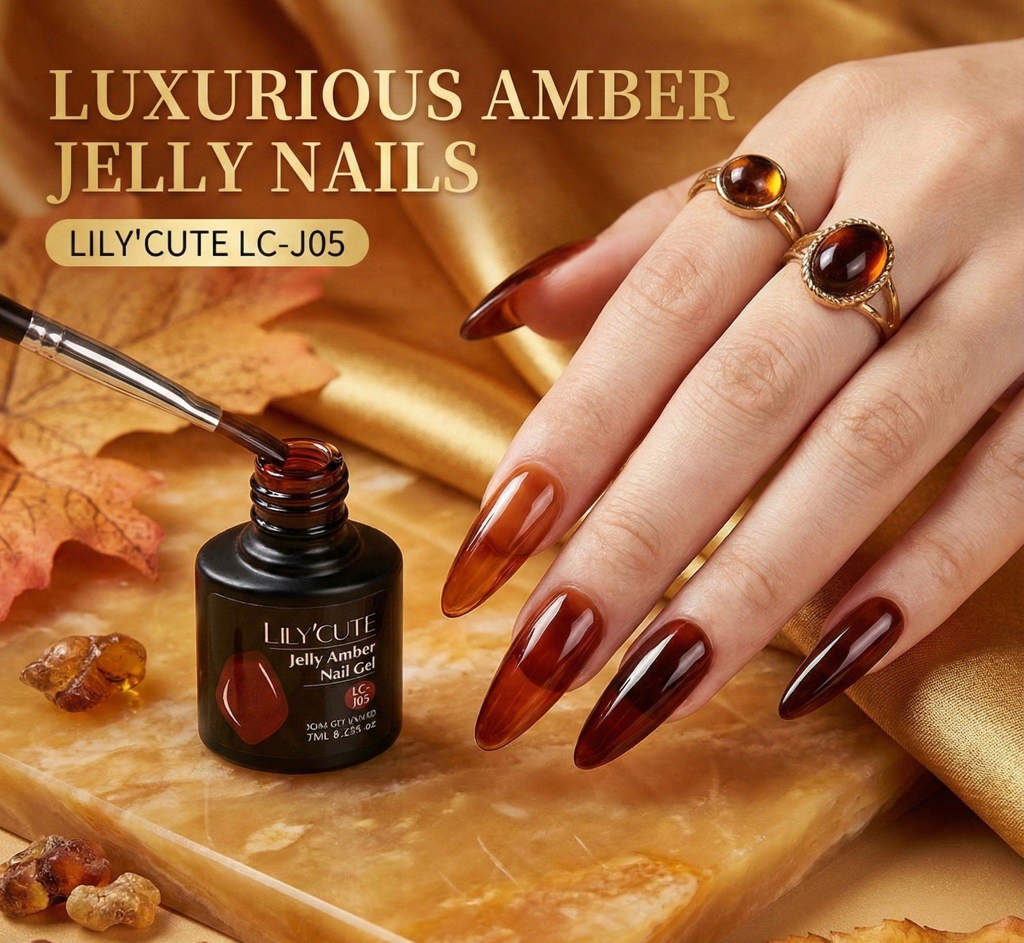 Lily Cute Amber Serisi Kalıcı oje LC-J05 (55725)