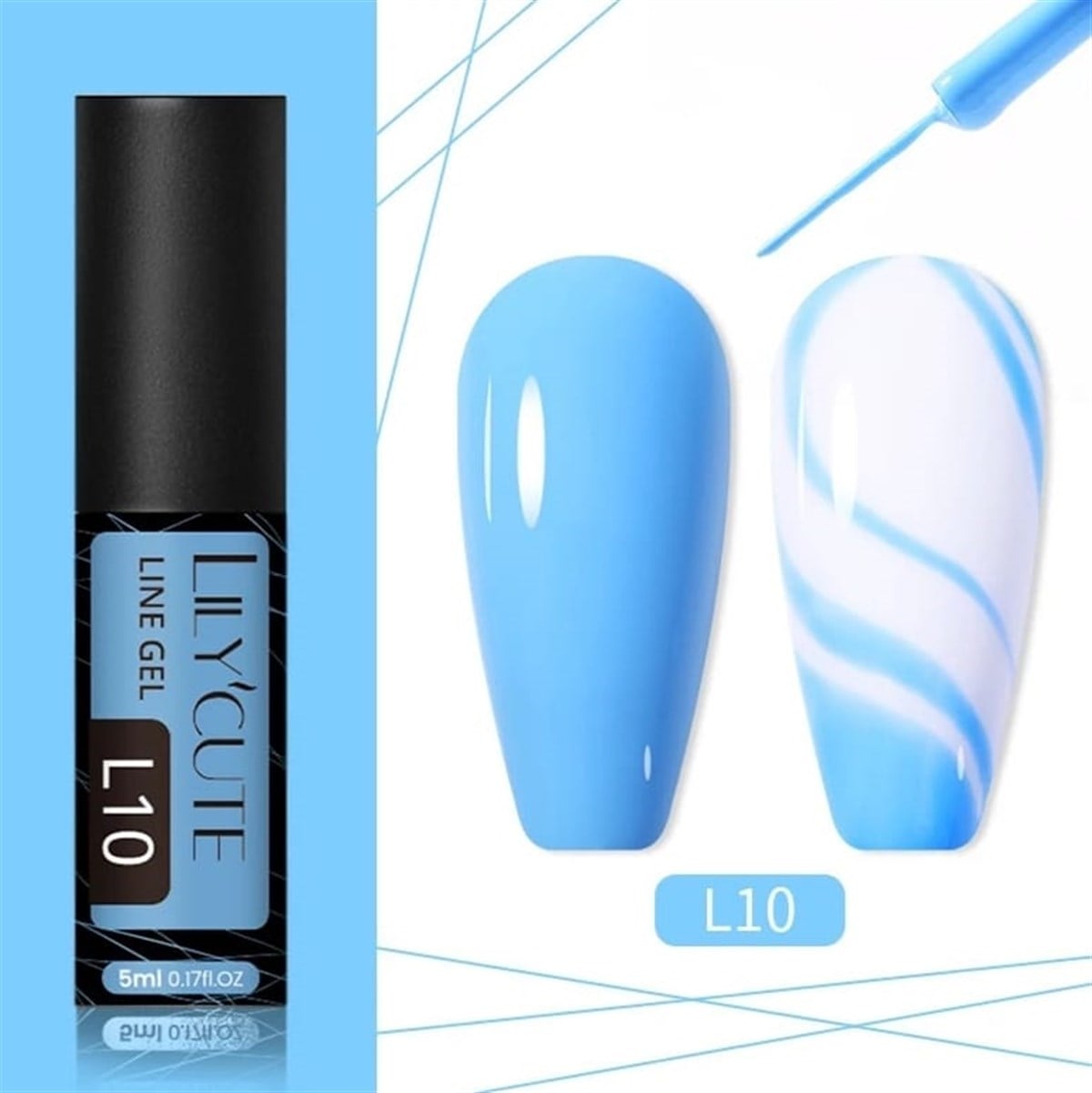 Lily Cute Nail art çizim ojesi (UV gel)