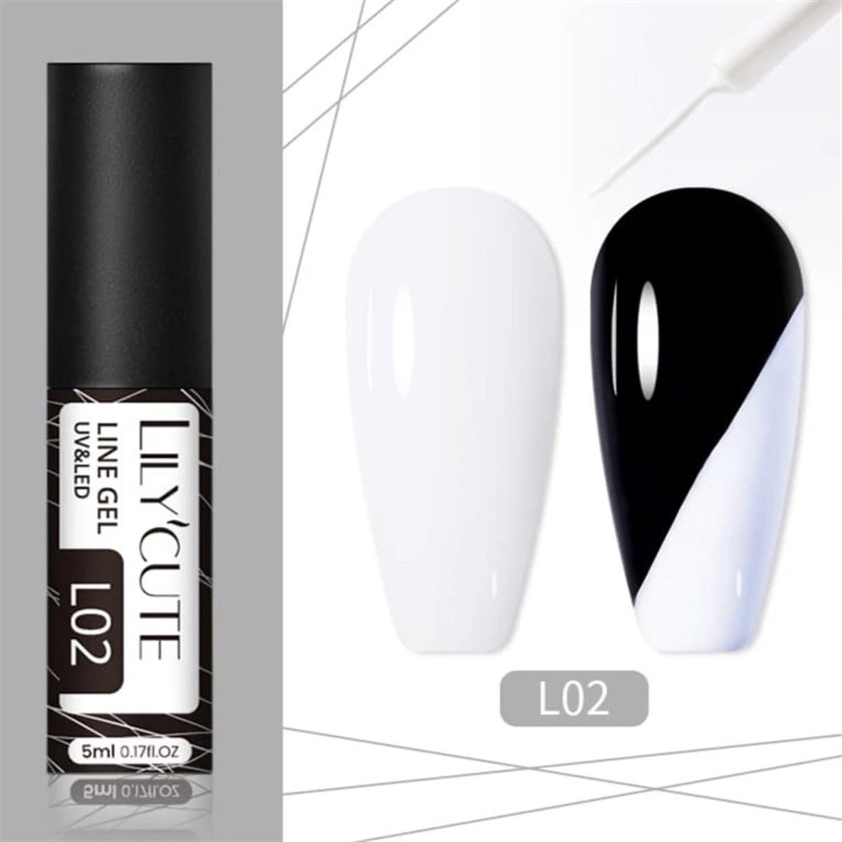 Lily Cute Nail art çizim ojesi (UV gel)