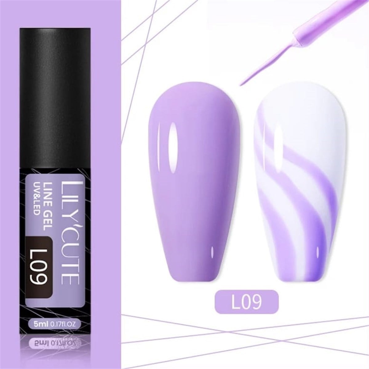 Lily Cute Nail art çizim ojesi (UV gel)