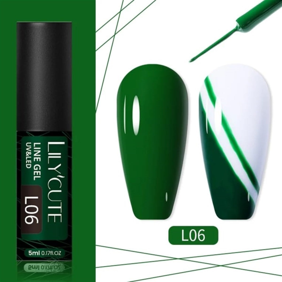 Lily Cute Nail art çizim ojesi (UV gel)